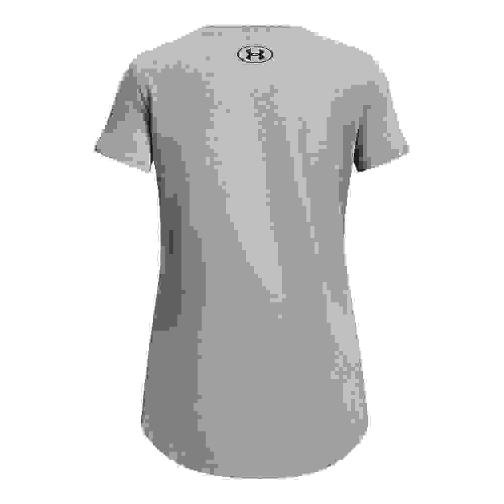 Under Armour Softball Logo Big Girls' Grey Short Sleeve